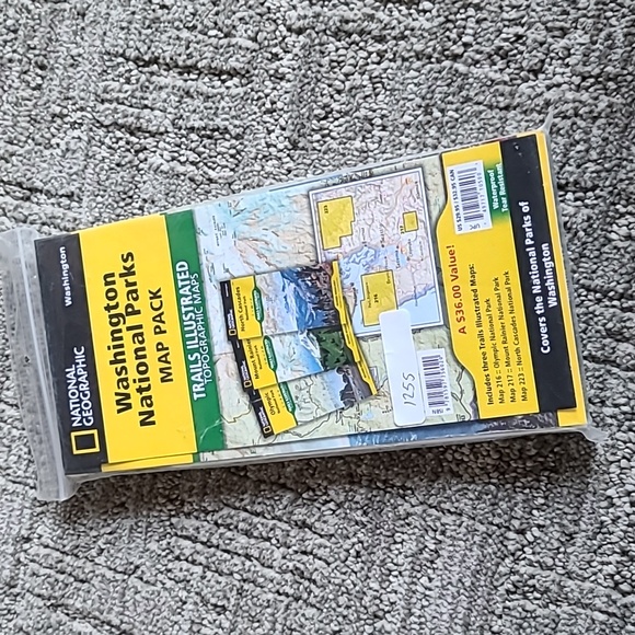 Washington National Parks Map Pack - Picture 4 of 4